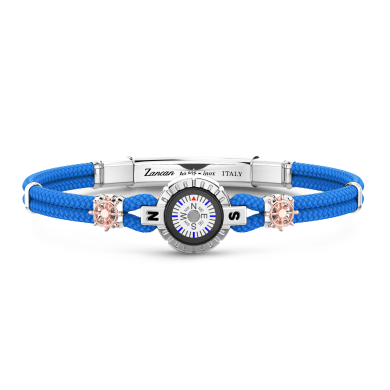 Zancan Armband aus Kevlar-Seil mit Kompass.