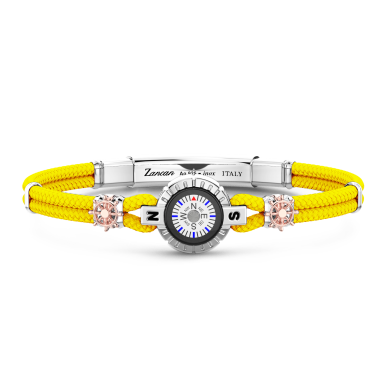 Bracciale Zancan in kevlar con bussola.