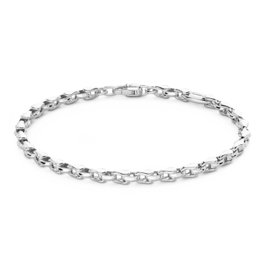 Zancan chain bracelet in silver.