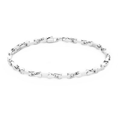 Bracciale Zancan solo maglia in argento.
