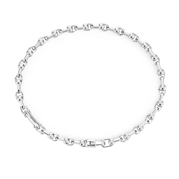 Zancan chain bracelet in silver.