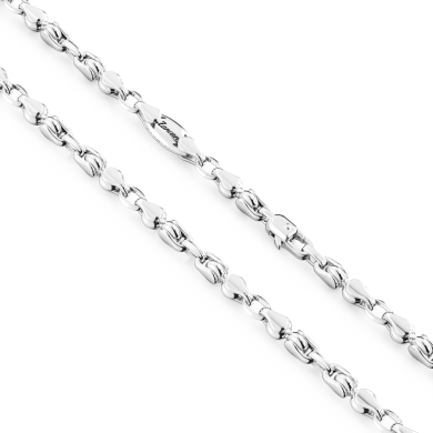 Collier Zancan maille seule en argent.