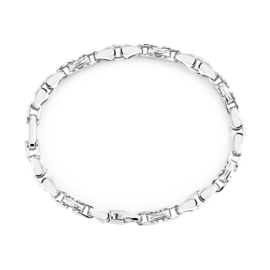 Bracciale Zancan solo maglia in argento.