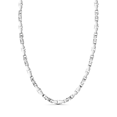 Collier Zancan maille seule en argent.