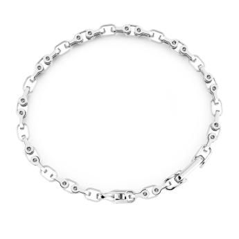 Bracciale Zancan solo maglia in argento. 2