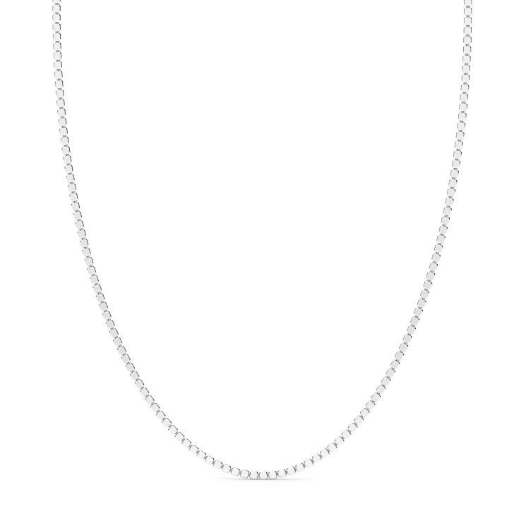 Zancan ketting in zilver.