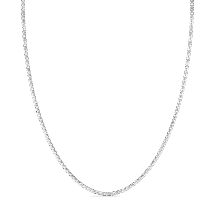 Zancan ketting in zilver.