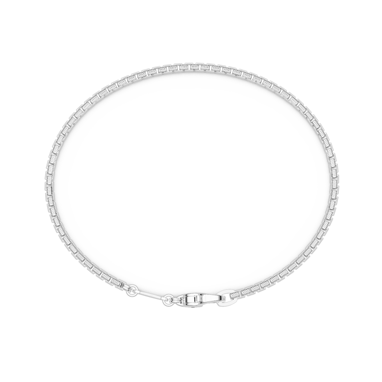 Bracelet chaîne Zancan en argent.