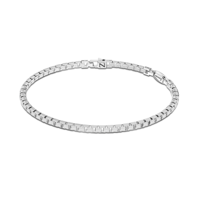 Bracelet chaîne Zancan en argent.