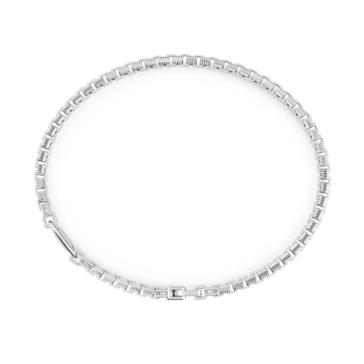 Bracelet chaîne Zancan en argent.