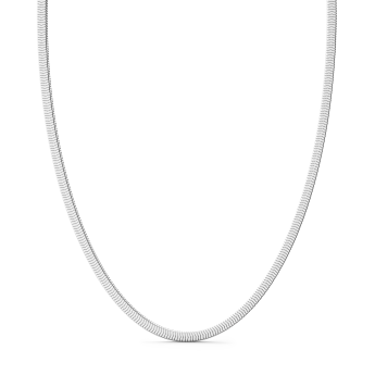 Collar de cadena Zancan en plata.