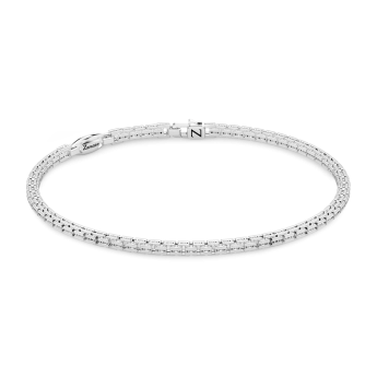 Zancan silver link-only bracelet.