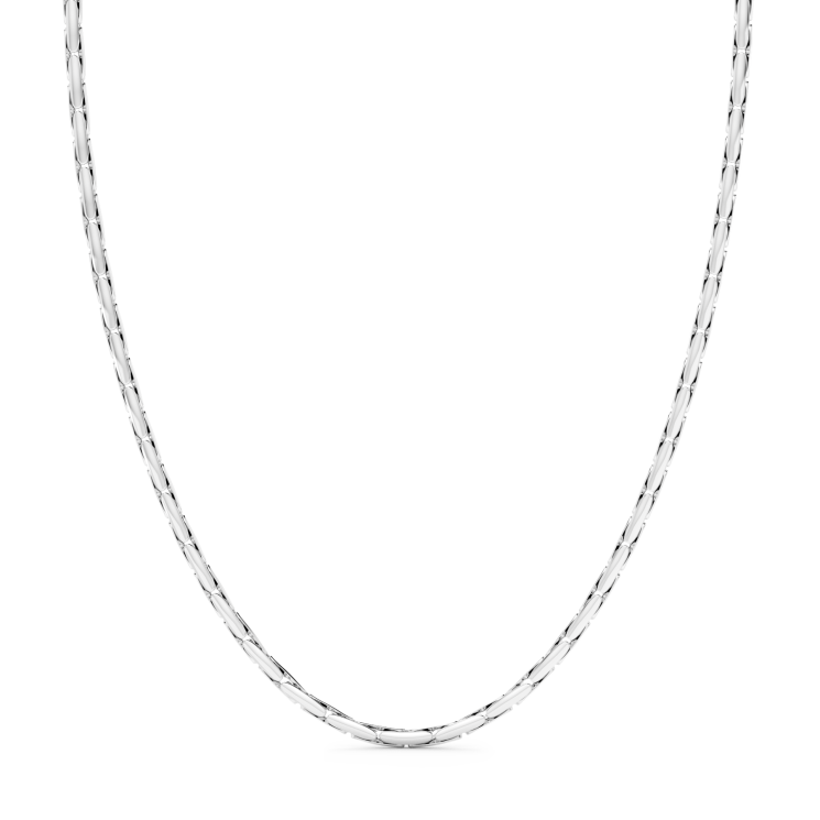 Collana a catena Zancan in argento.