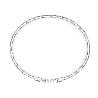 Zancan ketting armband in zilver.