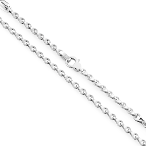 Collana solo maglia Zancan in argento. 2