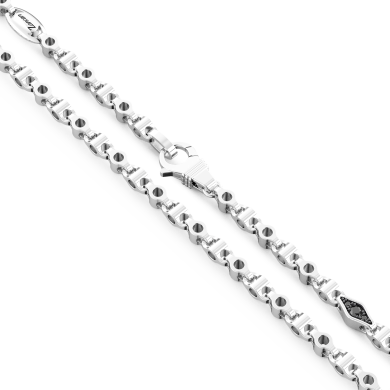 Collana solo maglia Zancan in argento.
