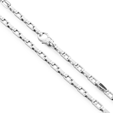 Zancan silver link-only necklace.