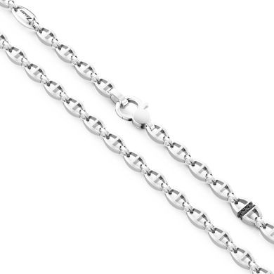 Zancan silver link-only necklace.