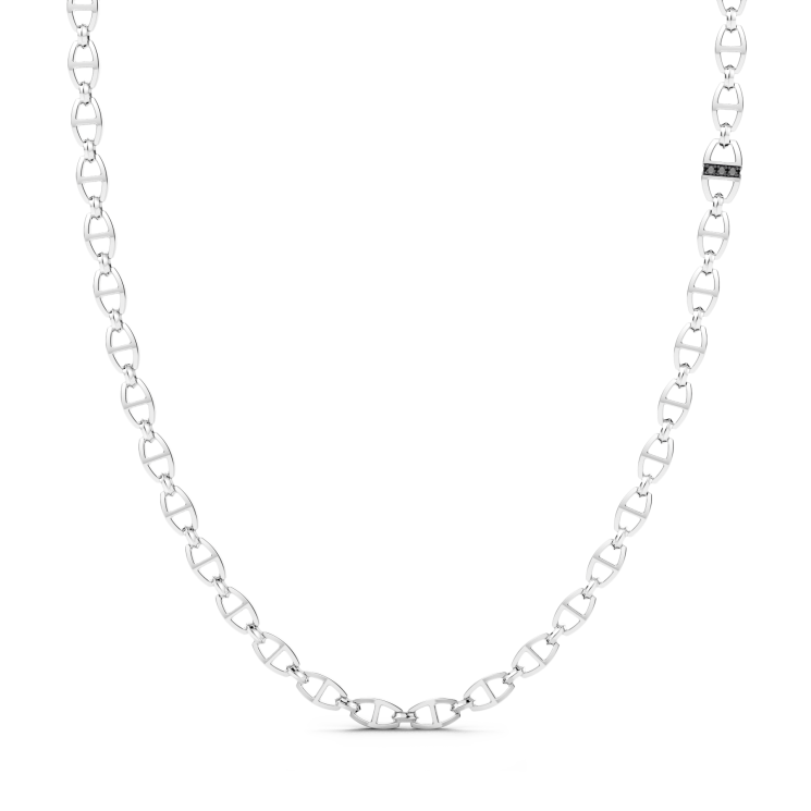 Collar Zancan solo malla de plata.