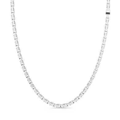 Zancan silver link-only necklace.