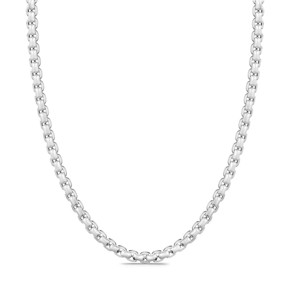 Collar Zancan de malla veneciana de plata.